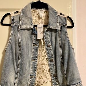 Chico’s Blue Jean Vest